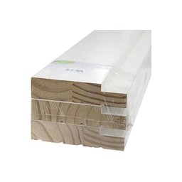 Porta Camarão Lisa 210x72 com Fundo Primer Branco Completa Bat 12 Pinus Desmontada - 3