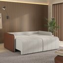 Ver imagem 6 de Sofá Cama Retrátil e Reclinável 3 Lugares 180cm Jequitibá CabeCasa MadeiraOriginals