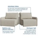 Ver mais imagens de Sofá Cama Retrátil e Reclinável 3 Lugares 180cm Jequitibá CabeCasa MadeiraOriginals