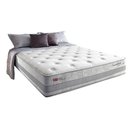 Ver imagem 5 de Conjunto: Box Bau Courino Branco + Colchão Herval Sensation Molas Maxspring Casal 138x188x80