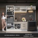 Ver imagem 6 de Armário de Cozinha Completa 270cm Branco/crema Agata Madesa 04