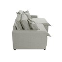 Ver imagem 6 de Sofá Montreal Veludo 2 Módulos de 90cm B25cm Meu Sofá Online B026 Veludo Prata