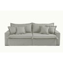 Ver imagem 4 de Sofá Montreal Veludo 2 Módulos de 90cm B25cm Meu Sofá Online B026 Veludo Prata