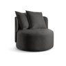 Poltrona Moon Zurc Decor Linho Preto 102 - 3