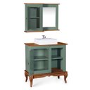 Ver imagem 2 de Gabinete para Banheiro com Cuba e Armário Espelheira Dália 3051