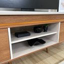 Ver mais imagens de Rack Artely Lumina Cor Cinamomo C/off White 4704