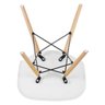 Cadeira Eames Eiffel com Base de Madeira Intervalue Branco - 4