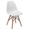 Cadeira Eames Eiffel com Base de Madeira Intervalue Branco - 1