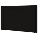 Ver imagem 1 de Cabeceira Box Solteiro Padova 90 Cm Tca 944 - Veludo Preto