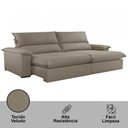 Ver imagem 4 de Sofá Filadélfia Veludo 02 Módulos 80cm B25cm Meu Sofá Online