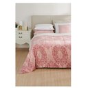 Ver imagem 2 de Coberdrom Lepper Dupla Face Queen Estampado 2,20m x 2,40m Canela