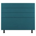 Ver imagem 1 de Cabeceira Cama Box Casal King Size Malik 195cm Suede Turquesa - Abmaza