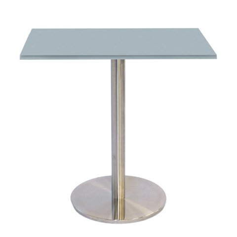 Mesa Bistrô Beta 112,50 Cm (alt) Disco Redondo Tampo Mdp Quadrado 80 Cm (larg) X 2,50 Cm (alt)