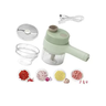 Mini Processador Alimentos Multi Recarregável Com USB Temperos Cebola Lâminas Descascador Com Varias - 1