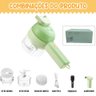 Mini Processador Alimentos Multi Recarregável Com USB Temperos Cebola Lâminas Descascador Com Varias - 6