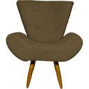Ver imagem 3 de Poltrona Decorativa para Sala Recepção Manicure Consultório Escritório Emilia Suede