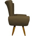 Ver imagem 4 de Poltrona Decorativa para Sala Recepção Manicure Consultório Escritório Emilia Suede