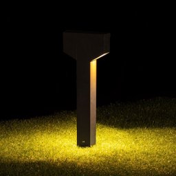 Poste Balizador Luminária Jardim 2 Focos Marrom P/ Gu10 MR11 ST2767 - 3