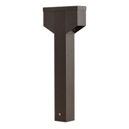 Poste Balizador Luminária Jardim 2 Focos Marrom P/ Gu10 MR11 ST2767 - 5