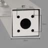 Poste Balizador Luminária Jardim 2 Focos Marrom P/ Gu10 MR11 ST2767 - 4