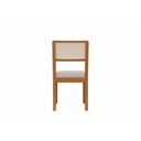 Ver imagem 4 de Kit 2 Cadeiras Sala Jantar Lola 2cmm004ca Madeira Maciça 2 Un Carvalho/linho Cinza/tela Bege -