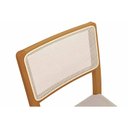 Ver imagem 3 de Kit 2 Cadeiras Sala Jantar Lola 2cmm004ca Madeira Maciça 2 Un Carvalho/linho Cinza/tela Bege -