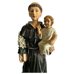 Imagem De Santo Antônio De Pádua Em Resina Especial 30,5 Cm - 2