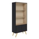 Ver imagem 3 de Estante de Livros Link com 2 Portas e 3 Prateleiras Taurani Nobre Colibri Moveis