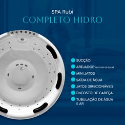 Spa Redondo Rubi Completo com Hidro em Acrílico - 127v - 4