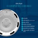 Ver imagem 4 de Spa Redondo Rubi Completo com Hidro em Acrílico - 127v