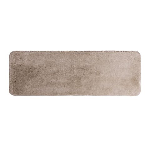 Passadeira de Microfibra Comfort Bege Claro Plus 120x40cm - Uzoo Passadeira Microfibra Comfort Plus