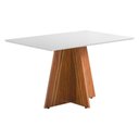 Ver imagem 2 de Mesa de Jantar 4 Lugares Multimóveis CR50246 Cinamomo-Off White