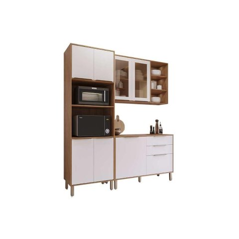 Kit Cozinha Mgm 3 Peças Brilhante C3p55 Cinamomo/platina