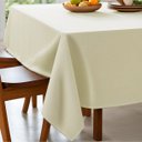 Ver imagem 2 de Toalha de Mesa Linho Premium 6 Lugares 200x140 Cm Admirare - Creme