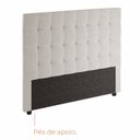Ver imagem 7 de Cabeceira para Cama Box Nala Babus Queen Estofadas em Linho