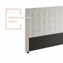 Ver imagem 4 de Cabeceira para Cama Box Nala Babus Queen Estofadas em Linho