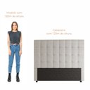 Ver mais imagens de Cabeceira para Cama Box Nala Babus Queen Estofadas em Linho