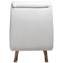 Ver mais imagens de Poltrona de Amamentação com Balanço Base Milka Sky D02 Linho Branco C-419 - Lyam Decor