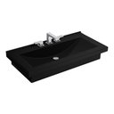 Ver imagem 3 de Cuba de Sobrepor Lavatório Concava com Mesa 92x45,5cm Ébano - L.95.95