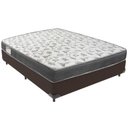 Ver imagem 1 de Cama Box Marrom e Colchão Iso100 Espuma D33 Viúvo Ortobom