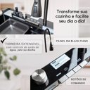 Ver imagem 7 de Cuba Pia Inteligente Gourmet Cozinha Led Premium C/torneira Monocomando Multifuncional Aço Inox