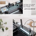 Ver imagem 6 de Cuba Pia Inteligente Gourmet Cozinha Led Premium C/torneira Monocomando Multifuncional Aço Inox