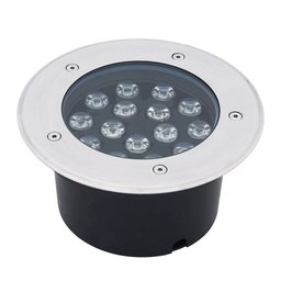Embutido Led De Solo Redondo Bivolt 30000H 18X9Cm Ângulo De Abertura 60º Gaya - 1