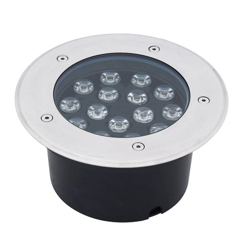 Embutido Led De Solo Redondo Bivolt 30000H 18X9Cm Ângulo De Abertura 60º Gaya