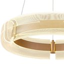 Ver imagem 2 de Lustre Pendente Nordecor Dalen 2959 60cm Ouro Brilho Bivolt Dourado