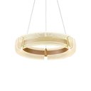 Ver imagem 1 de Lustre Pendente Nordecor Dalen 2959 60cm Ouro Brilho Bivolt Dourado