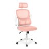 Cadeira de Escritório Giratória Executiva Viena com Regulagem de Altura - Rosa - 8