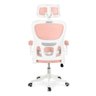 Cadeira de Escritório Giratória Executiva Viena com Regulagem de Altura - Rosa - 7