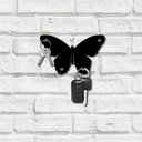Ver imagem 1 de Porta Chaves Decorativo Em Mdf Borboleta 20X12,5Cm