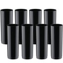 Ver imagem 1 de Kit de Copos 8 Copos Grandes Jogo Long Drink 330ml Boccati Cor:preto
